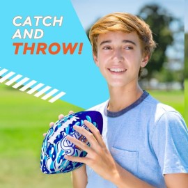 Sunlite Sports Waterproof Football, Outdoor Play, For Pool Beach Lake Park Water Toy, For Kids Children Teens Adults, Family Fun Sunlite Sports Waterproof Football, Outdoor Play, For Pool Beach Lake Park Water Toy, For Kids Children Teens Adults, Family Fun