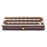 House of Cribbage - Continuous Cribbage Board / Box inlaid Rosewood 3 Tracks on Maple Board 12 : Sliding Lid : Drawer