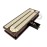 House of Cribbage - Continuous Cribbage Board Inlaid 4 Tracks Rosewood/Maple with Sliding Lids and Drawer