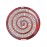 House of Cribbage - Cribbage Board Spiral Design Round Shape 4 Tracks Bloodwood/Maple with Place for Skunks, Corners & Won Games