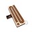 House of Cribbage - Continuous Cribbage Board Inlaid 4 Tracks Maple/Teakwood with Sliding Lids and Drawer