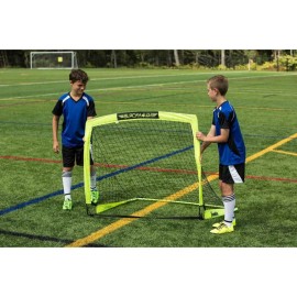 Franklin Sports Blackhawk Backyard Soccer Goal - Portable Kids Soccer Net - Pop Up Folding Indoor + Outdoor Goals - 4\' x 3\' - Optic Yellow Franklin Sports Blackhawk Backyard Soccer Goal - Portable Kids Soccer Net - Pop Up Folding Indoor + Outdoor Goals - 4\' x 3\' - Optic Yellow