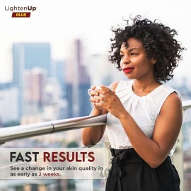 OMIC Lighten-Up Skin Brightening Lotion - 13.5 Fl oz / 400ml - Moisturizing, Hydrating Body Lotion for Body, Knees, Elbows, Hands, Underarms, with Jamaican Castor Oil and Shea Butter