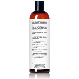 USDA Organic Aloe Vera Gel - For Face, Body, Hair - 100% Pure, After Sun Care USDA Organic Aloe Vera Gel - For Face, Body, Hair - 100% Pure, After Sun Care