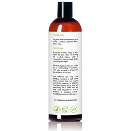 USDA Organic Aloe Vera Gel - For Face, Body, Hair - 100% Pure, After Sun Care USDA Organic Aloe Vera Gel - For Face, Body, Hair - 100% Pure, After Sun Care