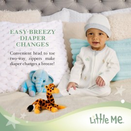 Little Me Baby-Boys Cute Bear Footie, Light Blue, Newborn Little Me Baby-Boys Cute Bear Footie, Light Blue, Newborn