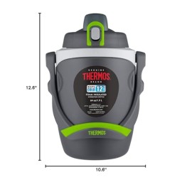 Thermos 64 Ounce Foam Insulated Hydration Bottle, Charcoal Thermos 64 Ounce Foam Insulated Hydration Bottle, Charcoal