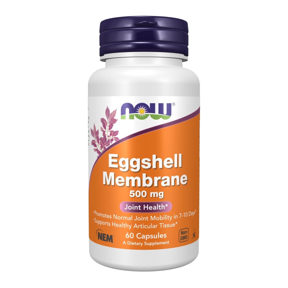 NOW Foods Supplements, Eggshell Membrane (A Unique Biological Matrix Composed of Major Joint Constituents) 500 mg, 60 Veg Capsules NOW Foods Supplements, Eggshell Membrane (A Unique Biological Matrix Composed of Major Joint Constituents) 500 mg, 60 Veg Capsules
