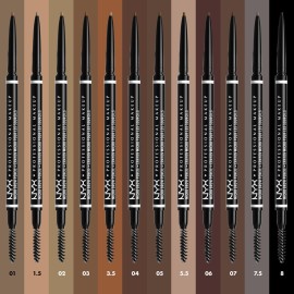 NYX PROFESSIONAL MAKEUP Micro Brow Pencil, Precise Eyebrow Pencil - Auburn NYX PROFESSIONAL MAKEUP Micro Brow Pencil, Precise Eyebrow Pencil - Auburn