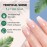 Tropical Shine Mini 4 Way Buffer Block - Professional Nail Buffering Block for Shaping, Smoothing, and Polishing Nails - Portable Nail Care (2 Pack)