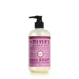 MRS. MEYER\'S CLEAN DAY Hand Soap, Made with Essential Oils, Biodegradable Formula, Peony, 12.5 fl. oz MRS. MEYER\'S CLEAN DAY Hand Soap, Made with Essential Oils, Biodegradable Formula, Peony, 12.5 fl. oz