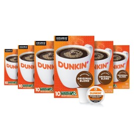 Dunkin\' Original Blend Medium Roast Coffee, 60 Keurig K-Cup Pods Dunkin\' Original Blend Medium Roast Coffee, 60 Keurig K-Cup Pods
