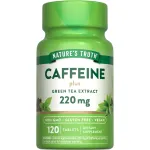 Nature\'s Truth Caffeine Pills | 220mg | 120 Count | With Green Tea Extract | Vegan, Non-GMO & Gluten Free Supplement
