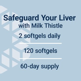 Life Extension Advanced Milk Thistle - With Silybin, Phosphatidylcholine and other Phospholipid - For Liver, Kidney Health & Detox - Non-GMO, Gluten-Free -120 Softgels Life Extension Advanced Milk Thistle - With Silybin, Phosphatidylcholine and other Phospholipid - For Liver, Kidney Health & Detox - Non-GMO, Gluten-Free -120 Softgels