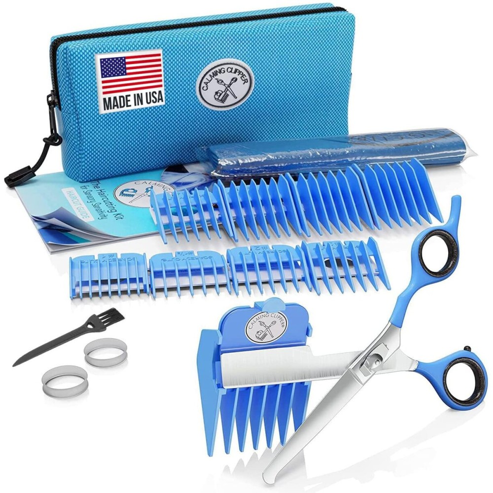 Calming Clipper, The Silent Haircutting Kit for Children with Autism and Sensory Sensitivity, Right-Handed Calming Clipper, The Silent Haircutting Kit for Children with Autism and Sensory Sensitivity, Right-Handed