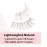 Eylure Naturals No. 020 Reusable Eyelashes, Adhesive Included, Black, 4 Pairs