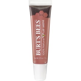 Burt\'s Bees 100% Natural Moisturizing Lip Shine, Peachy - 1 Tube