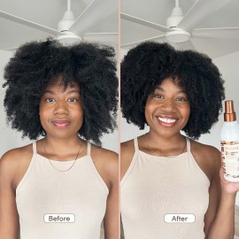Mizani 25 Benefit Miracle Milk Leave in Conditioner - For Frizzy & Curly Hair, Heat Protectant & Detangler, With Coconut Oil, For Natural Hair, 8.5 Fl Oz