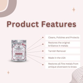 Cape Cod Polishing Cloths for Fine Metals | Jewelry Cleaner and Tarnish Remover | Silver Polishing to a Brilliant Shine | Foil Pack of (2) 4x6 Cloths Cape Cod Polishing Cloths for Fine Metals | Jewelry Cleaner and Tarnish Remover | Silver Polishing to a Brilliant Shine | Foil Pack of (2) 4x6 Cloths