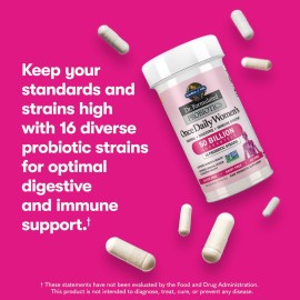 Garden of Life Once Daily Dr. Formulated Probiotics for Women 50 Billion CFU 16 Probiotic Strains with Organic Prebiotics for Digestive, Vaginal & Immune Health, Dairy Free, Shelf Stable 30 Capsules Garden of Life Once Daily Dr. Formulated Probiotics for Women 50 Billion CFU 16 Probiotic Strains with Organic Prebiotics for Digestive, Vaginal & Immune Health, Dairy Free, Shelf Stable 30 Capsules