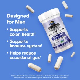 Garden of Life Probiotics for Men Dr Formulated 50 Billion CFU 15 Probiotics for Digestive Health + Organic Prebiotic Fiber for Colon & Immune Support, Daily Gas Relief, Shelf Stable, 30 Capsules Garden of Life Probiotics for Men Dr Formulated 50 Billion CFU 15 Probiotics for Digestive Health + Organic Prebiotic Fiber for Colon & Immune Support, Daily Gas Relief, Shelf Stable, 30 Capsules