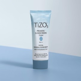 TiZO3 Facial Mineral Sunscreen and Primer, Tinted Broad Spectrum SPF 40 with Antioxidants, Sheer matte finish, Fragrance-Free, Oil-Free, Dermatologist-recommended, PA+++ 1.75 oz TiZO3 Facial Mineral Sunscreen and Primer, Tinted Broad Spectrum SPF 40 with Antioxidants, Sheer matte finish, Fragrance-Free, Oil-Free, Dermatologist-recommended, PA+++ 1.75 oz