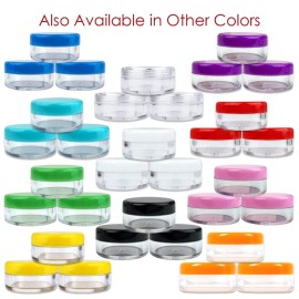 50 New Empty 5 Grams Acrylic Clear Round Jars - BPA Free Containers for Cosmetic, Lotion, Cream, Makeup, Bead, Eye shadow, Rhinestone, Samples, Pot, 5g/5ml (Clear Lid (50 Jars) 50 New Empty 5 Grams Acrylic Clear Round Jars - BPA Free Containers for Cosmetic, Lotion, Cream, Makeup, Bead, Eye shadow, Rhinestone, Samples, Pot, 5g/5ml (Clear Lid (50 Jars)