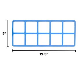 LEARNING ADVANTAGE Giant Magnetic Foam Ten Frames | Early Math Manipulative | 2 Frames with 20 Disks | Teach Number Concepts, Addition and Subtraction LEARNING ADVANTAGE Giant Magnetic Foam Ten Frames | Early Math Manipulative | 2 Frames with 20 Disks | Teach Number Concepts, Addition and Subtraction