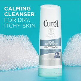 Curel Itch Defense Calming Daily Cleanser, Body Wash, Soap-free Formula, for Dry, Itchy Skin, with Hydrating Jojoba and Olive Oil, 10 Oz Curel Itch Defense Calming Daily Cleanser, Body Wash, Soap-free Formula, for Dry, Itchy Skin, with Hydrating Jojoba and Olive Oil, 10 Oz