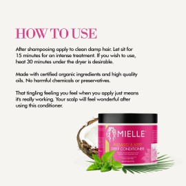 Mielle Organics Babassu & Mint Deep Conditioner with Protein, Moisturizing & Conditioning Deep Treatment, Hydrating Repair for Dry, Damaged, & Frizzy Hair, 8-Ounces Mielle Organics Babassu & Mint Deep Conditioner with Protein, Moisturizing & Conditioning Deep Treatment, Hydrating Repair for Dry, Damaged, & Frizzy Hair, 8-Ounces