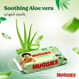 Baby Wipes Natural Care with Aloe Vera Huggies Wipes 56 Pc Kids Baby Wipes Natural Care with Aloe Vera Huggies Wipes 56 Pc Kids