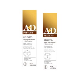 A&D Diaper Rash Ointment & Skin Protectant, Original -1.5 Ounces - 2 Pack