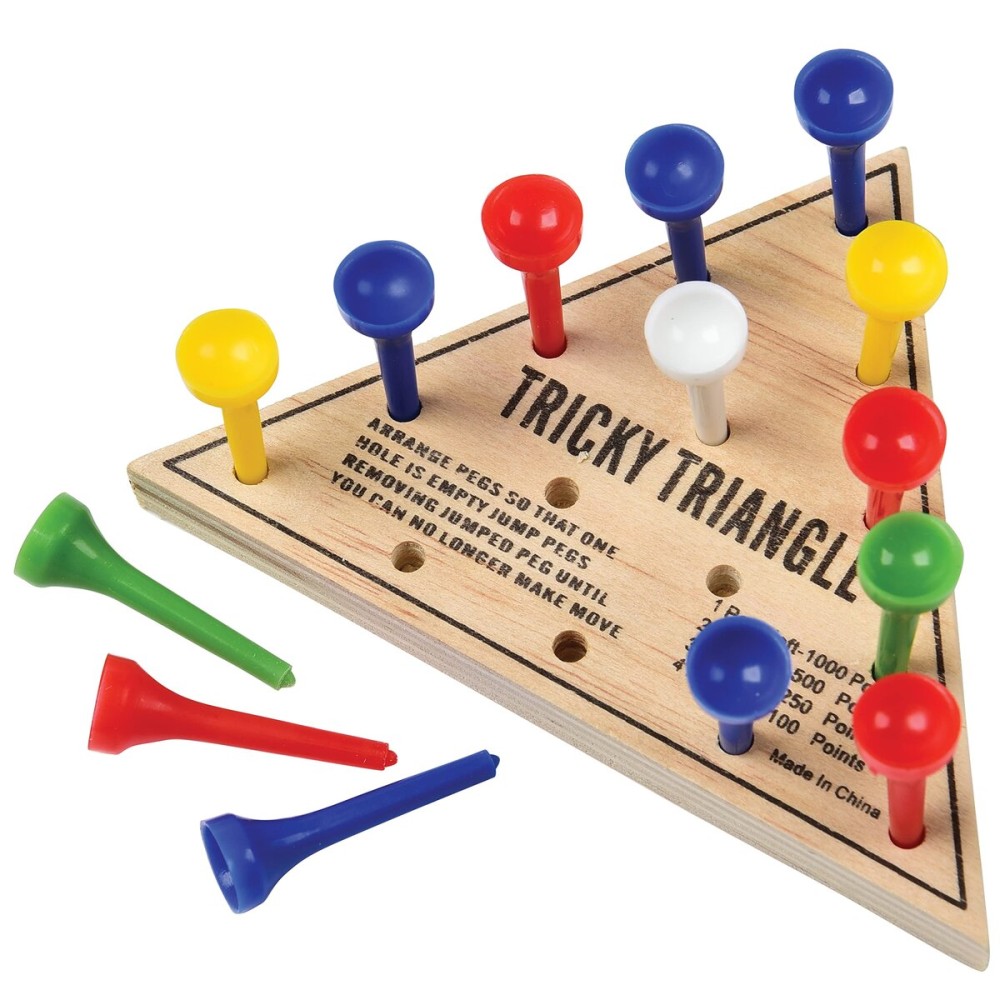 U.S. Toy Tricky Triangle Game - Travel Games, Assorted, MU845 U.S. Toy Tricky Triangle Game - Travel Games, Assorted, MU845