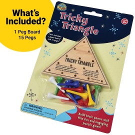 U.S. Toy Tricky Triangle Game - Travel Games, Assorted, MU845 U.S. Toy Tricky Triangle Game - Travel Games, Assorted, MU845