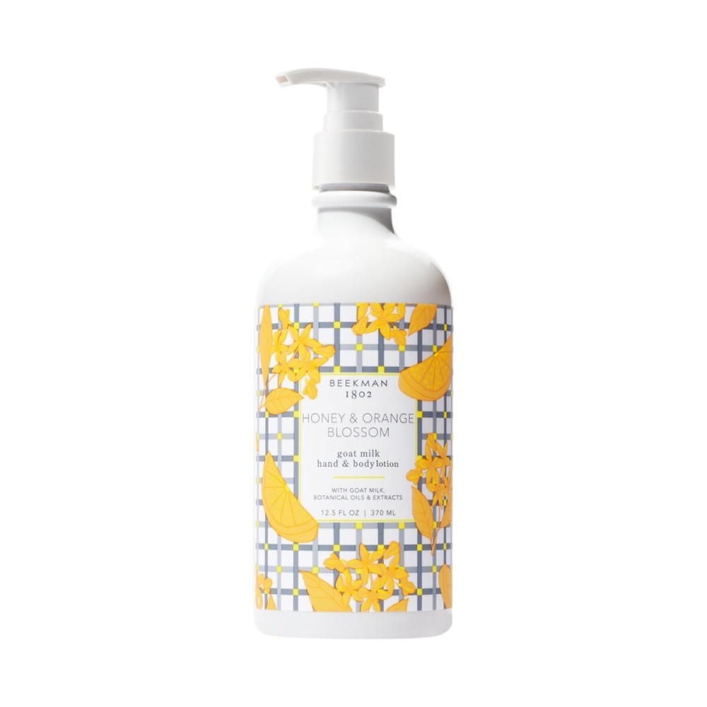 Beekman 1802 Goat Milk Body Lotion, Honey & Orange Blossom - Scented - 12.5 oz - Hydrating & Deeply Moisturizing - With Shea Butter & Jojoba Seed Oil - Good for Sensitive Skin - Cruelty Free Beekman 1802 Goat Milk Body Lotion, Honey & Orange Blossom - Scented - 12.5 oz - Hydrating & Deeply Moisturizing - With Shea Butter & Jojoba Seed Oil - Good for Sensitive Skin - Cruelty Free