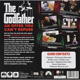 IDW The Godfather: an Offer You Can\'t Refuse Card Game, Multicolor