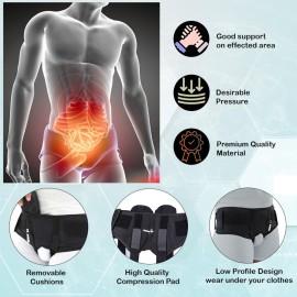 Wonder Care - Inguinal Hernia Support Belt Groin Truss Brace Post Surgery Hernia Pain Relief, Two Compression Pressure Foam Pads, Adjustable Elastic straps-A107 M Wonder Care - Inguinal Hernia Support Belt Groin Truss Brace Post Surgery Hernia Pain Relief, Two Compression Pressure Foam Pads, Adjustable Elastic straps-A107 M