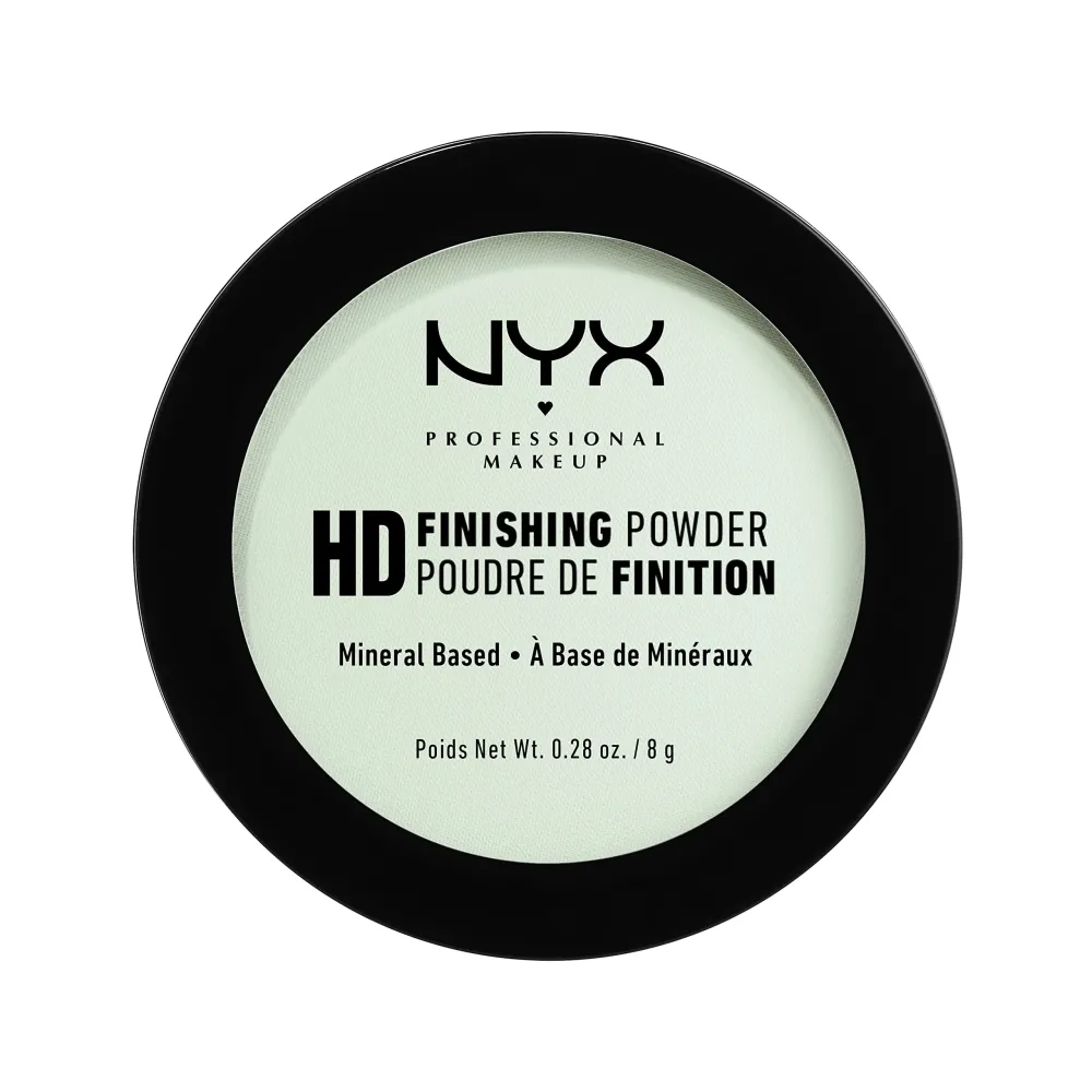 NYX PROFESSIONAL MAKEUP HD Finishing Powder, Pressed Setting Powder - Mint Green NYX PROFESSIONAL MAKEUP HD Finishing Powder, Pressed Setting Powder - Mint Green