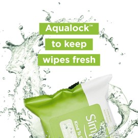 Simple Kind to Skin Cleansing Wipes Micellar Gentle and Effective Makeup Remover Free from color and dye, artificial perfume and harsh chemicals 25 Wipes Simple Kind to Skin Cleansing Wipes Micellar Gentle and Effective Makeup Remover Free from color and dye, artificial perfume and harsh chemicals 25 Wipes