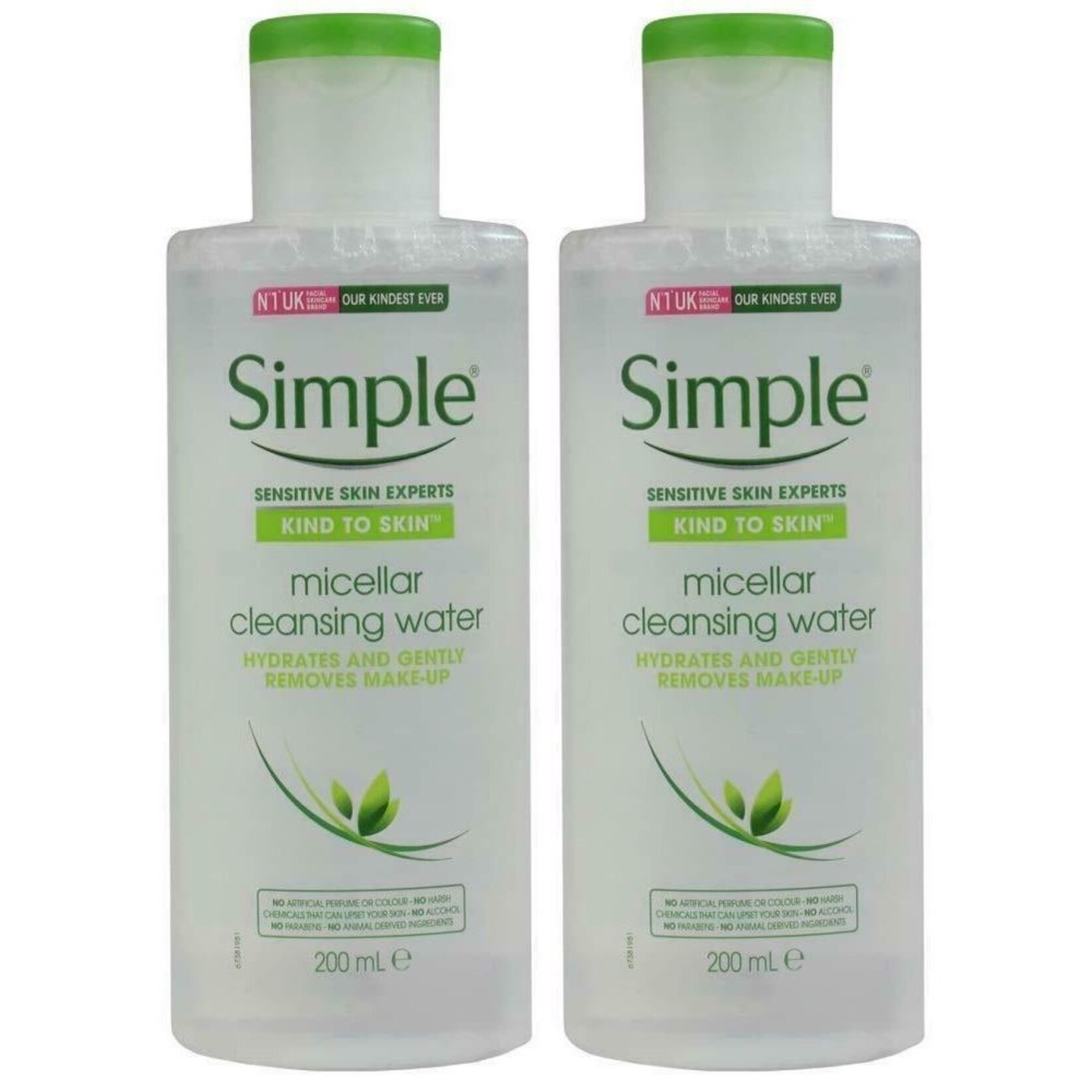 Simple Micellar Cleansing Water, 6.7 Ounce (2 Pack) Simple Micellar Cleansing Water, 6.7 Ounce (2 Pack)