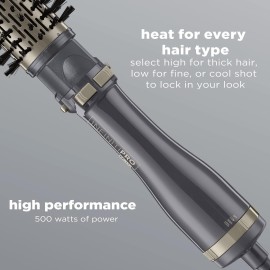 INFINITIPRO BY CONAIR Hot Air Styling Brush Set with 2-Inch and 1.5-Inch Bristles