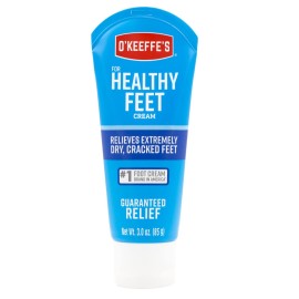 O\'Keeffe\'s for Healthy Feet Foot Cream; Guaranteed Relief for Extremely Dry; Cracked Feet; Clinically Proven to Instantly Boost Moisture Levels; 3.0 Ounce Tube; (Pack of 1) O\'Keeffe\'s for Healthy Feet Foot Cream; Guaranteed Relief for Extremely Dry; Cracked Feet; Clinically Proven to Instantly Boost Moisture Levels; 3.0 Ounce Tube; (Pack of 1)