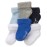 Little Me Baby Boys 6 Pack Boy Socks, Blue/White/Gray, 0-6 Months US