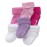 Little Me Baby Girl Socks, 6 Pack, 0-6 Months, Purple/Pink/White