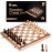 Chess Armory Wooden Chess Set 15 Inch - Classic Handcrafted Game Board for Adults and Kids with Extra Queen Pieces and Storage Box - Ideal for Home and Travel - Non-Magnetic
