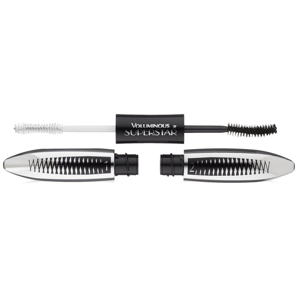 L\'Oreal Paris Cosmetics Voluminous Superstar Mascara, Washable, Blackest Black, 0.41 Fl. Oz, 1 Count