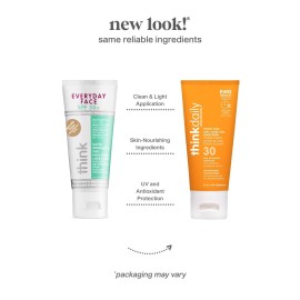 Thinkdaily Tinted Sunscreen for Face, SPF 30, 24.25% Zinc Oxide, 2 Oz, Safe, Natural, Water Resistant Reef Safe Sunscreen, All Skin Tones, Broad Spectrum UVA/UVB Sun Screen for Sun Protection Thinkdaily Tinted Sunscreen for Face, SPF 30, 24.25% Zinc Oxide, 2 Oz, Safe, Natural, Water Resistant Reef Safe Sunscreen, All Skin Tones, Broad Spectrum UVA/UVB Sun Screen for Sun Protection