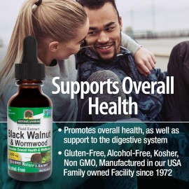Nature\'s Answer Black Walnut and Wormwood Complex | Promotes Overall Health and Wellbeing | Super Concentrated 2,000mg | Vegan, Non-GMO, Gluten-Free & Alcohol-Free 1oz | Promotes a Healthy Gut Nature\'s Answer Black Walnut and Wormwood Complex | Promotes Overall Health and Wellbeing | Super Concentrated 2,000mg | Vegan, Non-GMO, Gluten-Free & Alcohol-Free 1oz | Promotes a Healthy Gut