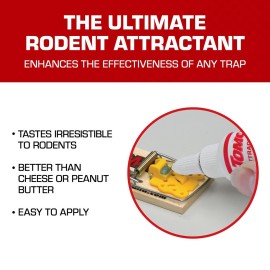 Tomcat Attractant Gel, Attracts Mice and Rats, Great Alternative to Cheese or Peanut Butter, 1 oz.