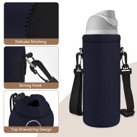AUPET Water Bottle Carrier,Insulated Neoprene Water bottle Holder Bag Case Pouch Cover 1000ML or 750ML,Adjustable Shoulder Strap, Great for Stainless Steel and Plastic Bottles AUPET Water Bottle Carrier,Insulated Neoprene Water bottle Holder Bag Case Pouch Cover 1000ML or 750ML,Adjustable Shoulder Strap, Great for Stainless Steel and Plastic Bottles